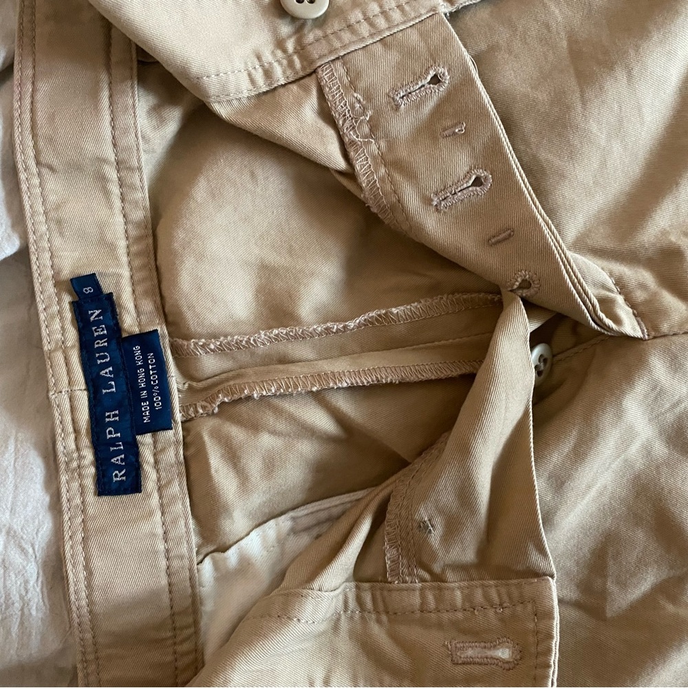 Extra wide leg khakis